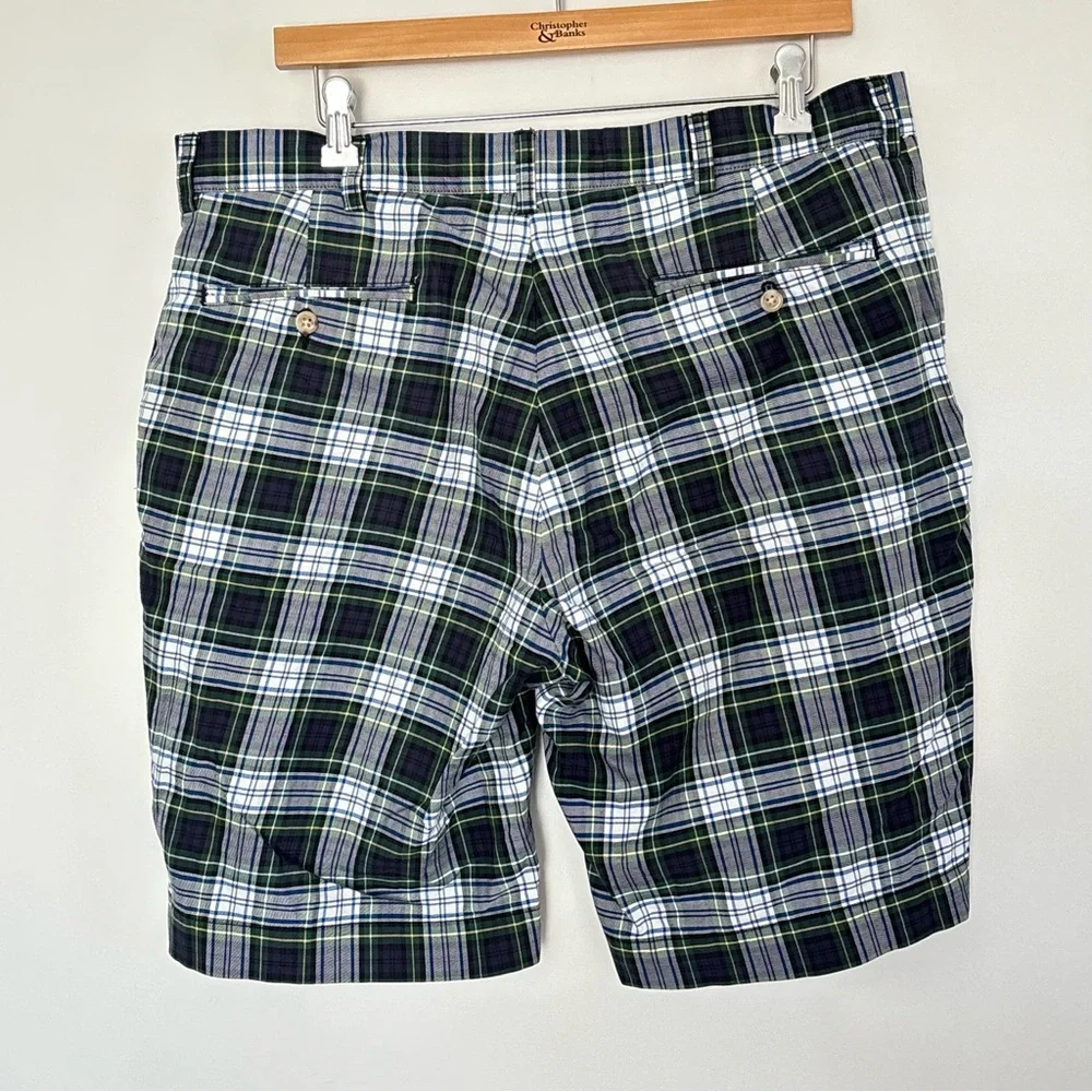 Polo Ralph Lauren Men's Classic Checkered Bermuda Shorts Size 35 Preppy *D71